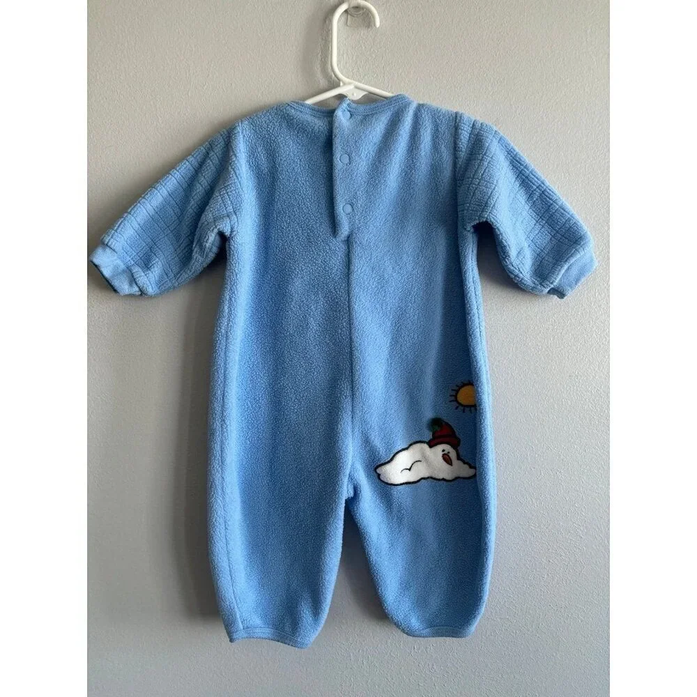 Bright future fleece snowman jumper
